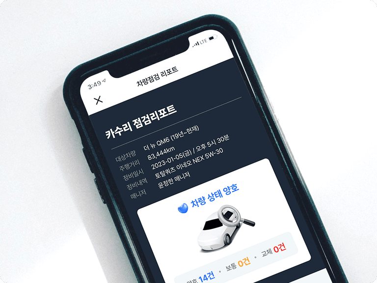 점검 리포트 확인
