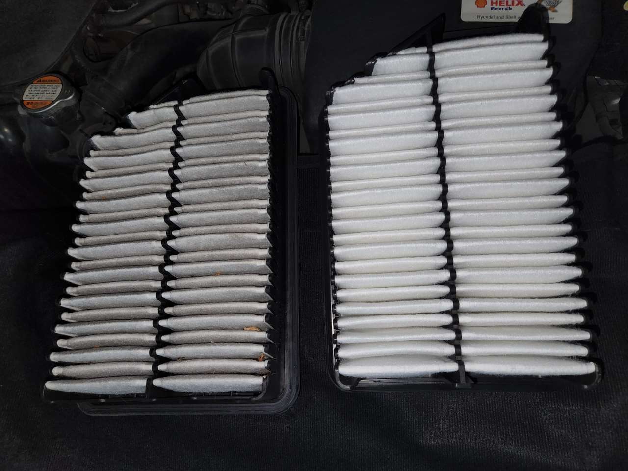 에어클리너 교체 사진