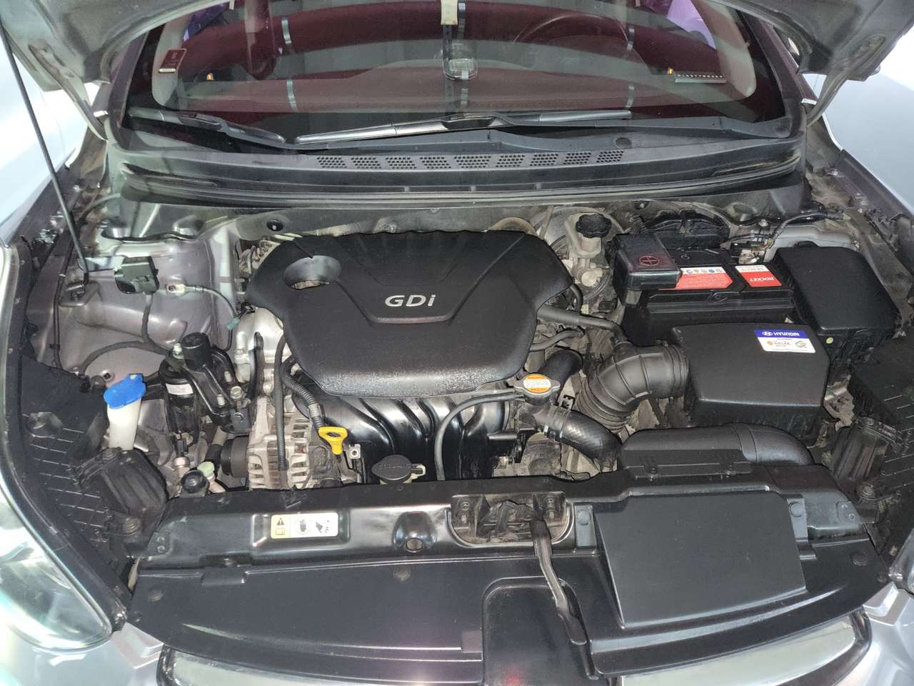 엔진룸 청소 사진